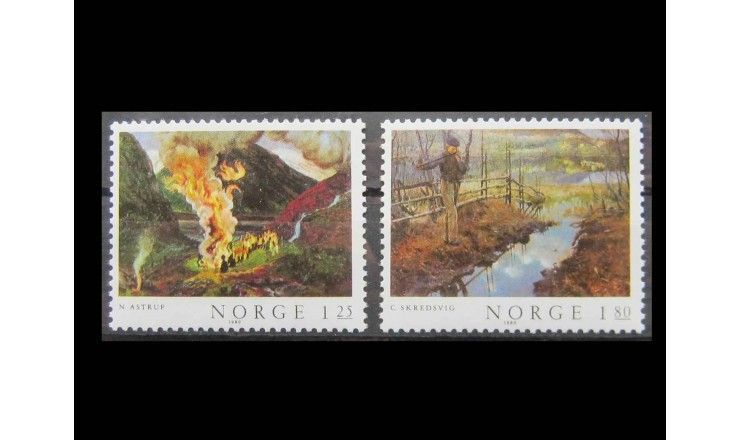 Норвегия 1980 г. "Живопись"