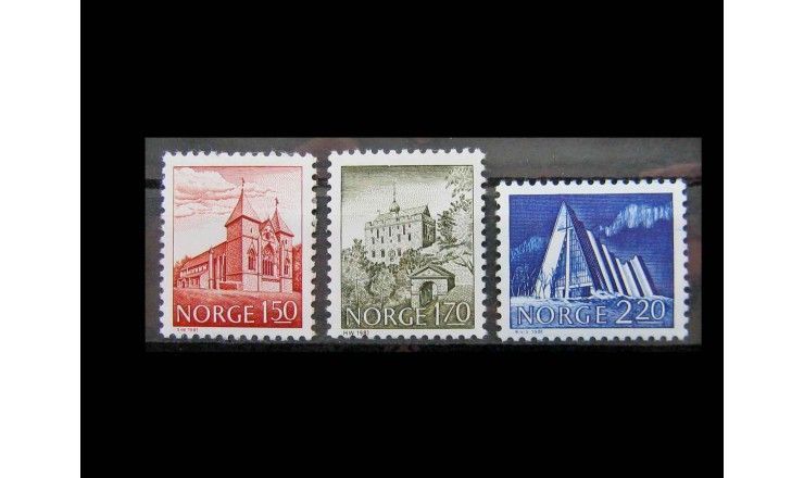 Норвегия 1981 г. "Памятники архитектуры"