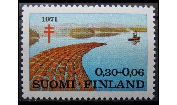 Финляндия 1971 г. "Борьба с туберкулезом"