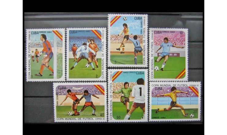 Куба 1982 г. "Чемпионат мира по футболу, Испания" 