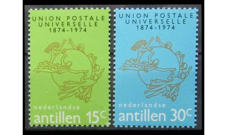 Нидерландские Антиллы 1974 г. "Столетие Всемирного Почтового Союза (U.P.U.)"