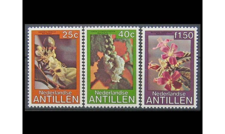 Нидерландские Антиллы 1979 г. "Цветы"