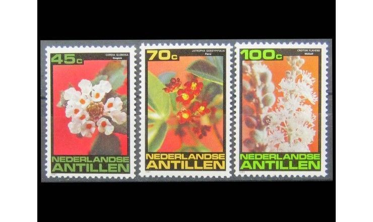 Нидерландские Антиллы 1981 г. "Цветы"