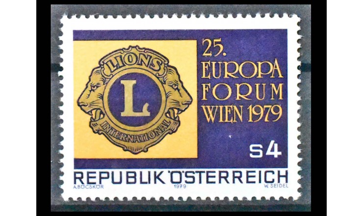 Австрия 1979 г. "Европейский форум клуба Львов, Вена" 