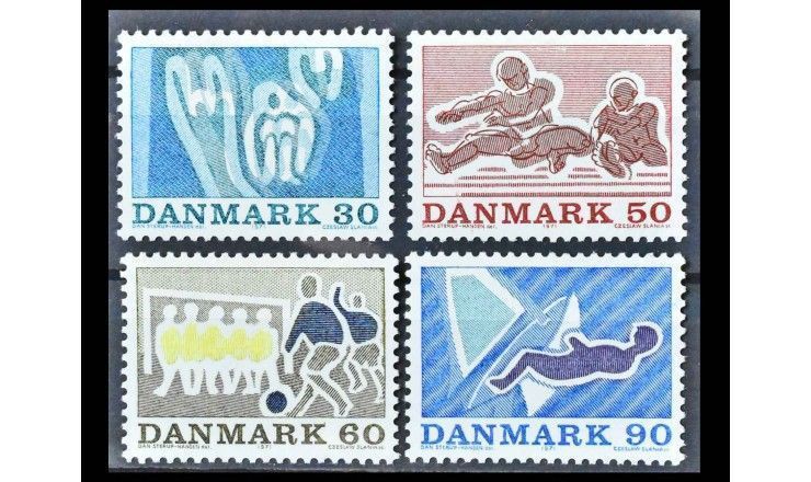 Дания 1971 г. "Спорт"