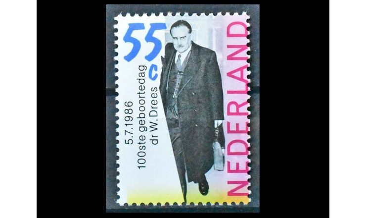 Нидерланды 1986 г. "100 лет со дня рождения Виллема Дреса"