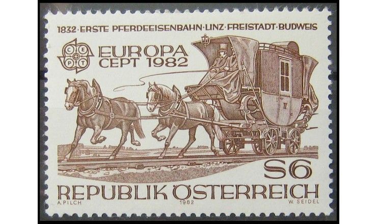 Австрия 1982 г. "Европа: Исторические события"