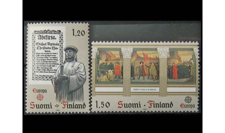 Финляндия 1982 г. "Европа: Исторические события"