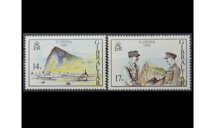 Гибралтар 1982 г. "Европа: Исторические события"