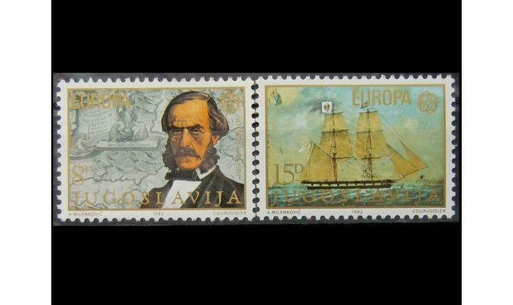 Югославия 1982 г. "Европа: Исторические события"