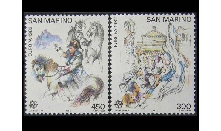 Сан-Марино 1982 г. "Европа: Исторические события"