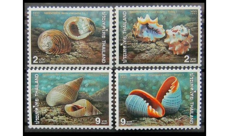 Таиланд 1997 г. "Морские улитки Таиланда и Сингапура"