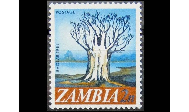 Замбия 1968 г. "Почтовые марки в десятичной валюте"