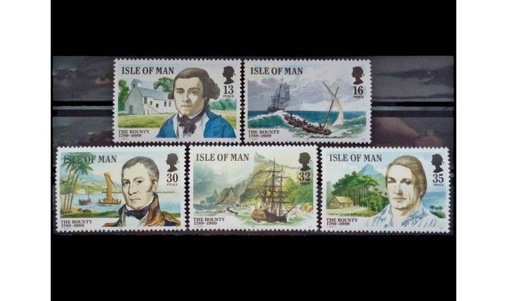 Остров Мэн 1989 г. "200 лет мятежу на «Баунти»