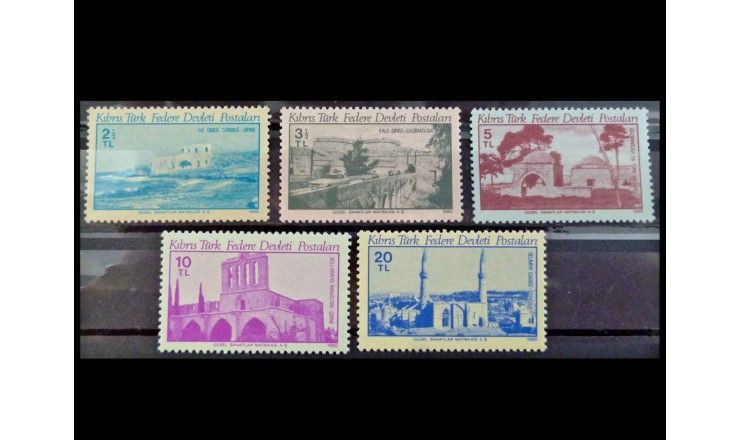 Турецкий Кипр 1980 г. "Памятники архитектуры"