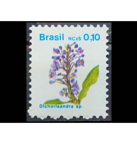 Бразилия 1989 г. "Цветы" 