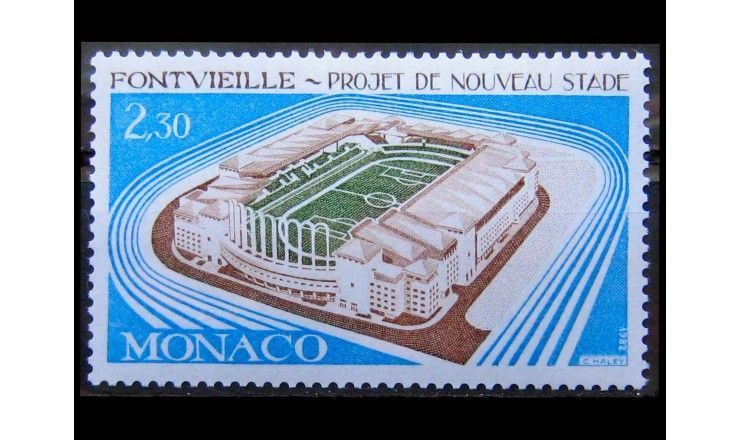 Монако 1982 г. "Проект нового стадиона Louis II, Фонвьеи"