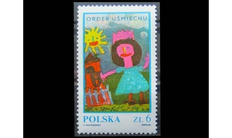 Польша 1983 г. "Детские рисунки"