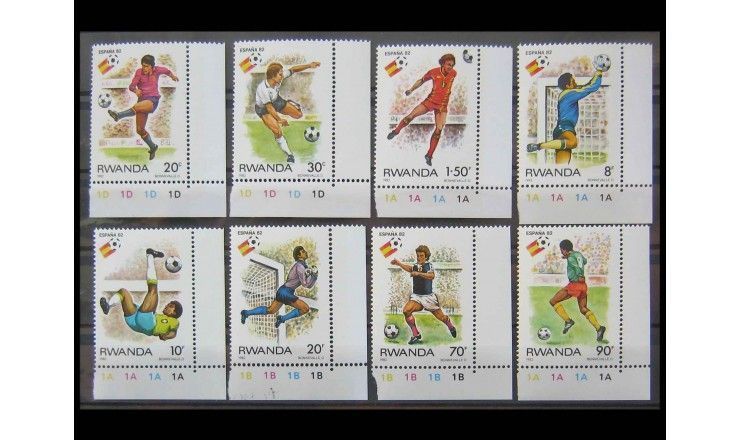 Руанда 1982 г. "Чемпионат мира по футболу, Испания"