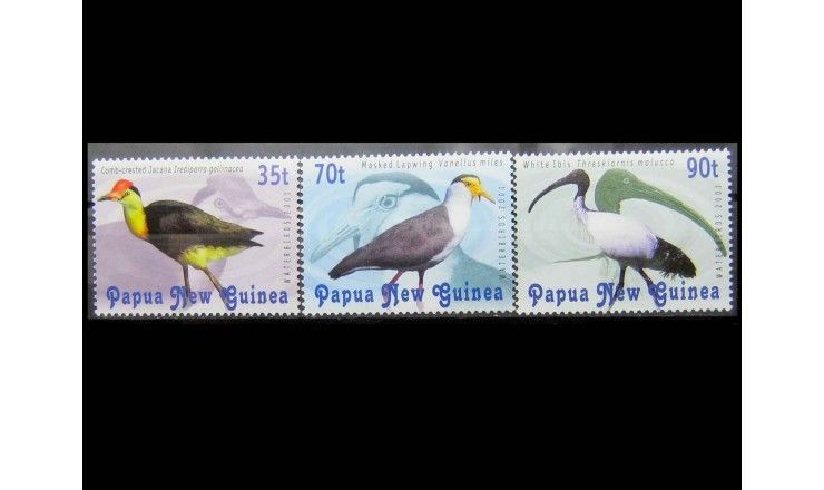 Папуа-Новая Гвинея 2001 г. "Водоплавающие птицы"