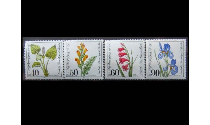 Западный Берлин 1981 г. "Благотворительные марки: Исчезающие растения"