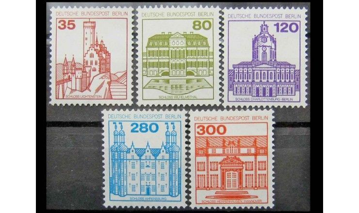 Западный Берлин 1982 г. "Замки и дворцы"
