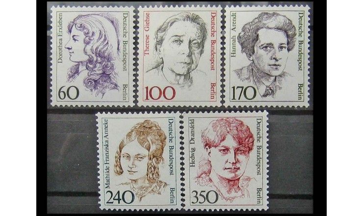 Западный Берлин 1988 г. "Женщины в немецкой истории" 