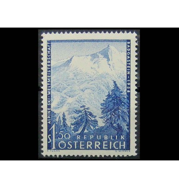 Австрия 1958 г. "Чемпионат мира по горнолыжному спорту"