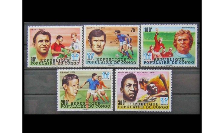 Народная Республика Конго 1978 г. "Чемпионат мира по футболу, Аргентина"