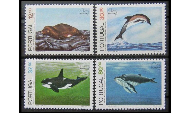 Португалия 1983 г. "Морские млекопитающие"