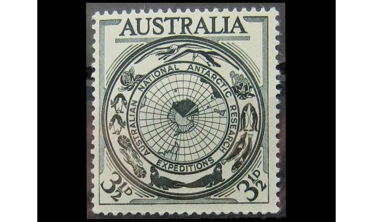 Австралия 1954 г. "Австралийские антарктические исследования"