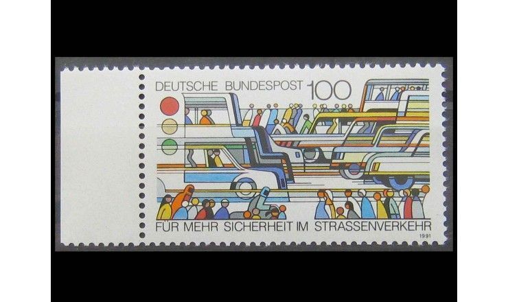 ФРГ 1991 г. "Кампания по безопасности дорожного движения" 
