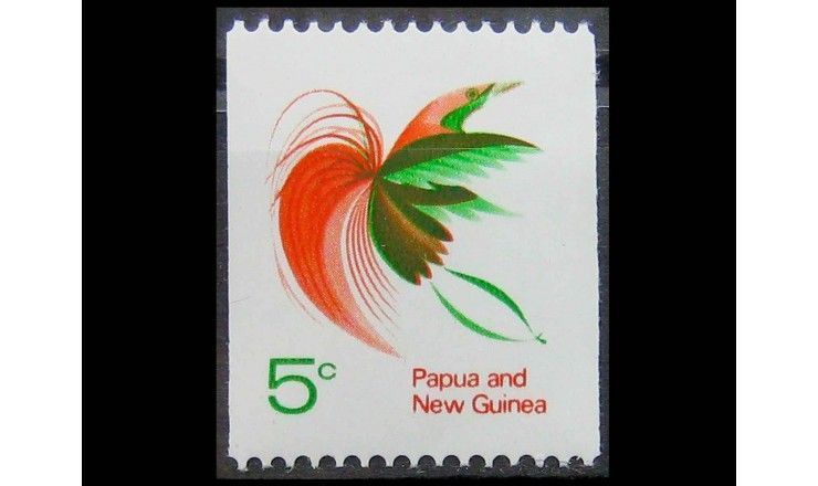 Папуа-Новая Гвинея 1969 г. "Реггианова райская птица"