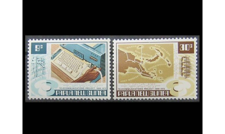 Папуа-Новая Гвинея 1973 г. "Развитие телекоммуникаций"