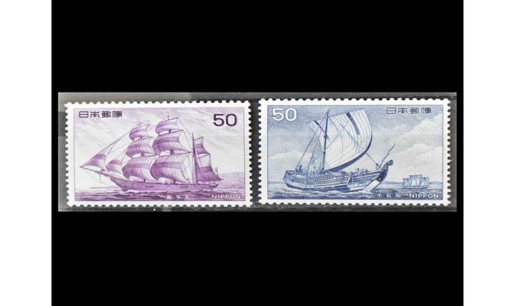 Япония 1976 г. "Корабли"