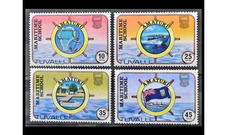Тувалу 1982 г. "Морская школа"