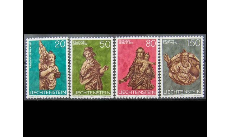 Лихтенштейн 1977 г. "Рождество: Скульптуры"