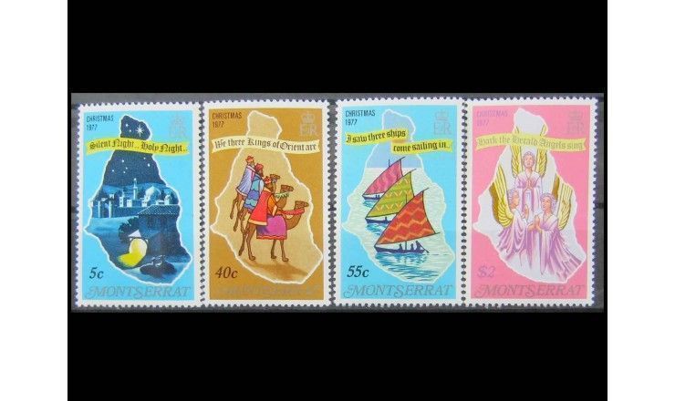 Монтсеррат 1977 г. "Рождество"