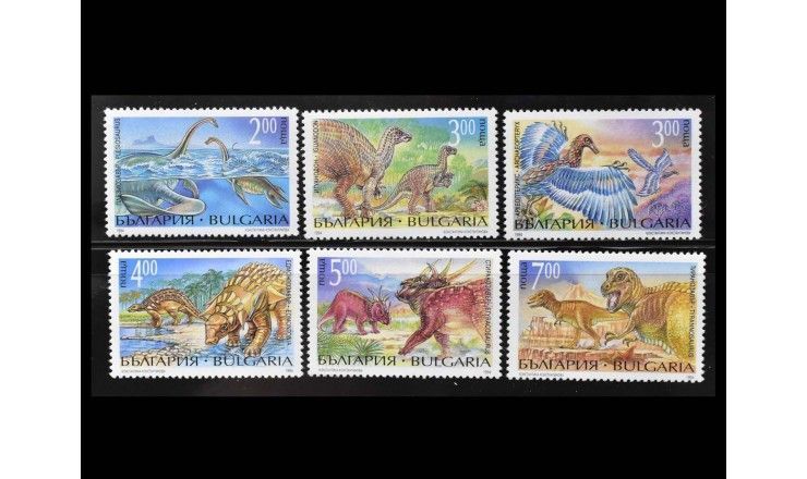 Болгария 1994 г. "Доисторические животные"