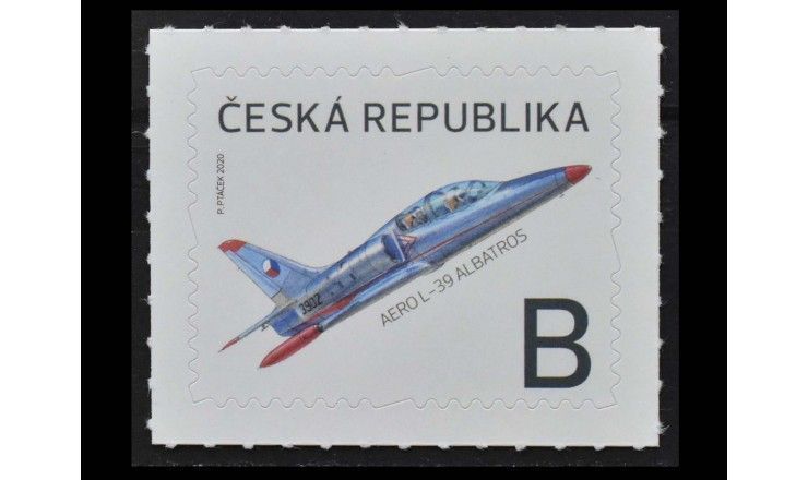 Чехия 2020 г. "Самолет Аэро Альбатрос" (самоклейка)