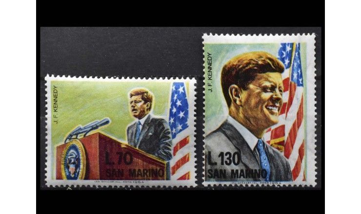 Сан-Марино 1964 г. "Первая годовщина смерти Джона Кеннеди" 