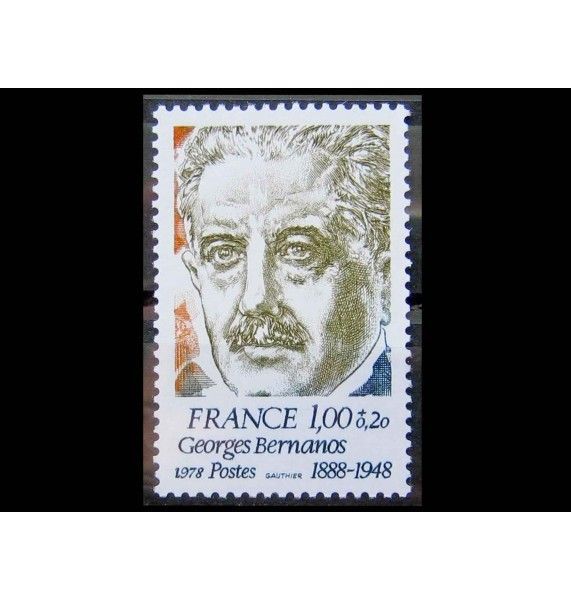 Франция 1978 г. "90 лет со дня рождения Жоржа Бернаноса"