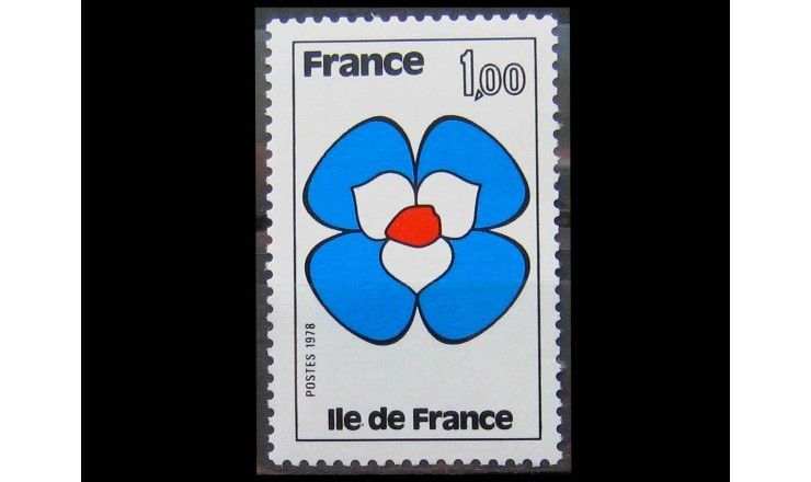 Франция 1978 г. "Регионы Франции: Иль-де-Франс"