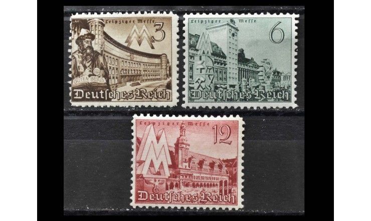 Германия (Третий Рейх) 1940 г. "Лейпцигская весенняя ярмарка: Виды Лейпцига"