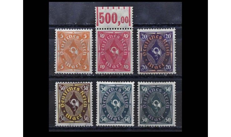 Германия (Веймарская республика) 1922 г. "Почтовый рожок"