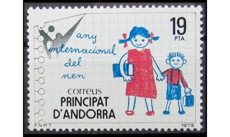 Андорра (испанская) 1979 г. "Международный год защиты детей"