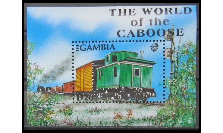 Гамбия 1991 г. "Поезда"