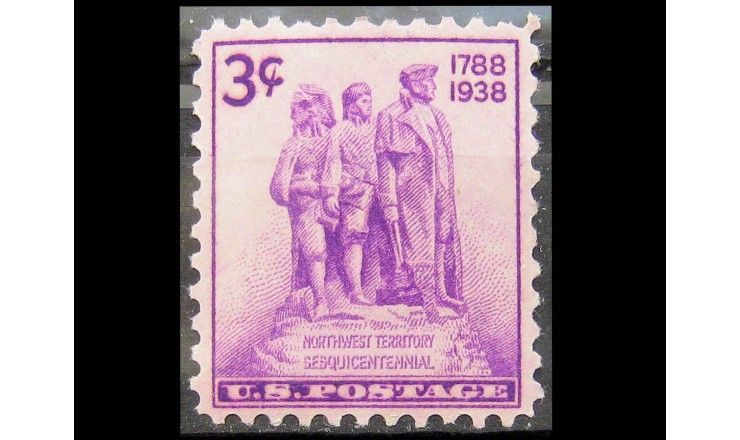 США 1938г. "150 лет колонизации Северо-Западных территорий"