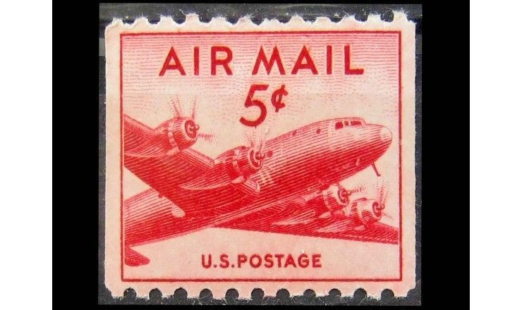 США 1947 г. "Дуглас ДC-4 «Скаймастер» 