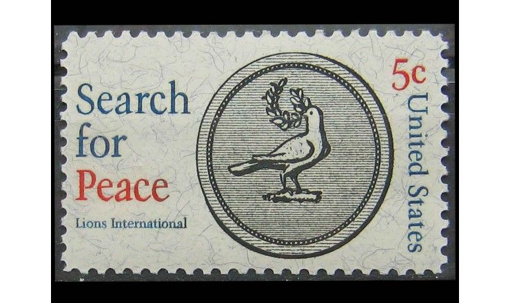 США 1967 г. "Медаль "Голубь мира"  